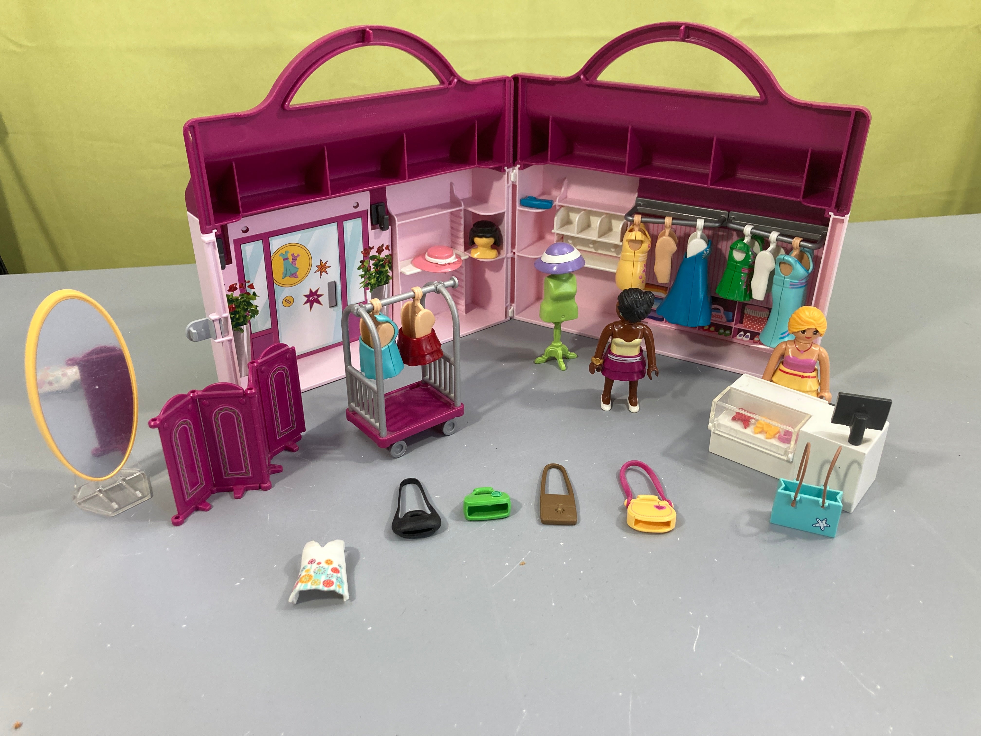Magasin transportable Fashion Girls 6862, 5-12a - pièces d'origine manquantes, pièces du même genre ajoutées et en surnombre