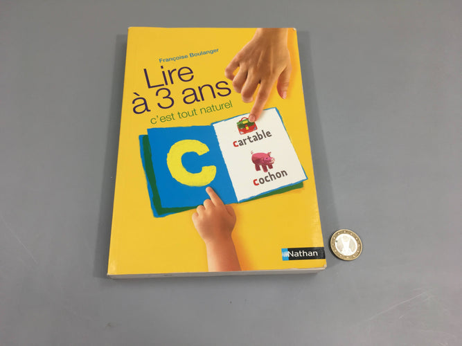 Lire à 3 ans c'est tout naturel, moins cher chez Petit Kiwi