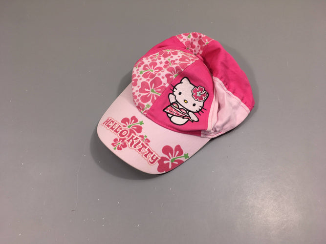 Casquette rose Hello Kitt, moins cher chez Petit Kiwi