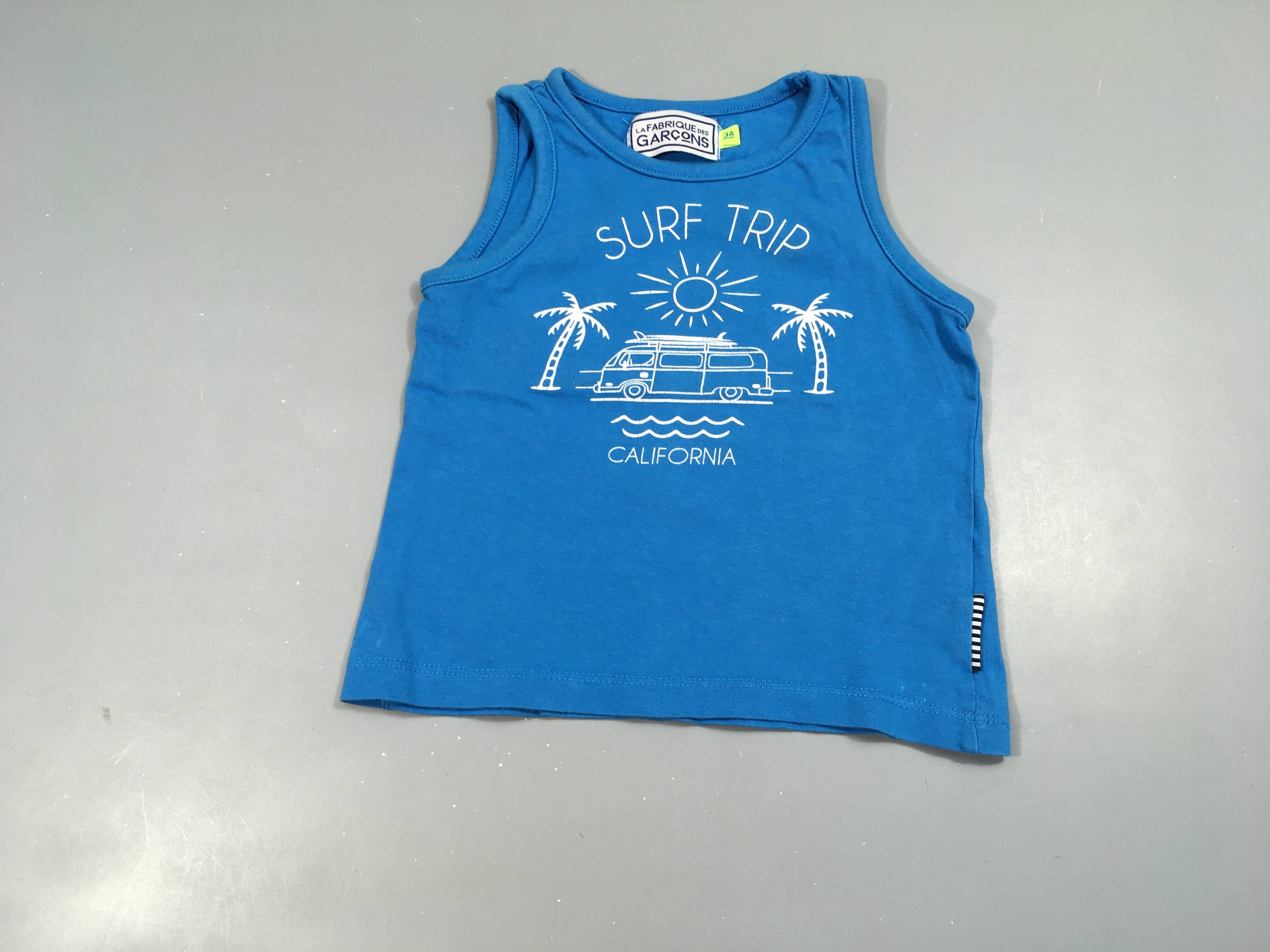 Débardeur bleu Surf