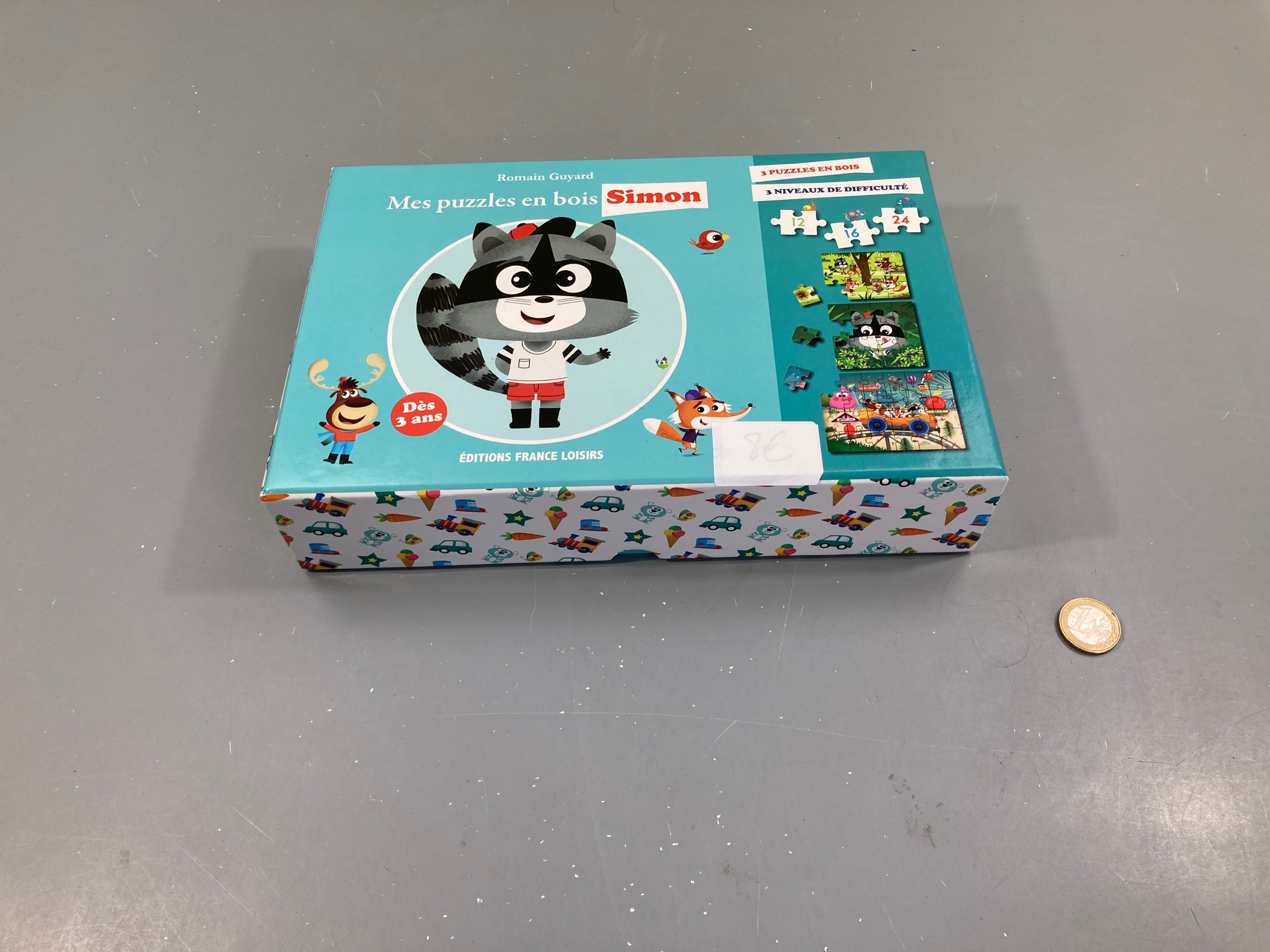 Mes puzzles en bois Simon, +3a