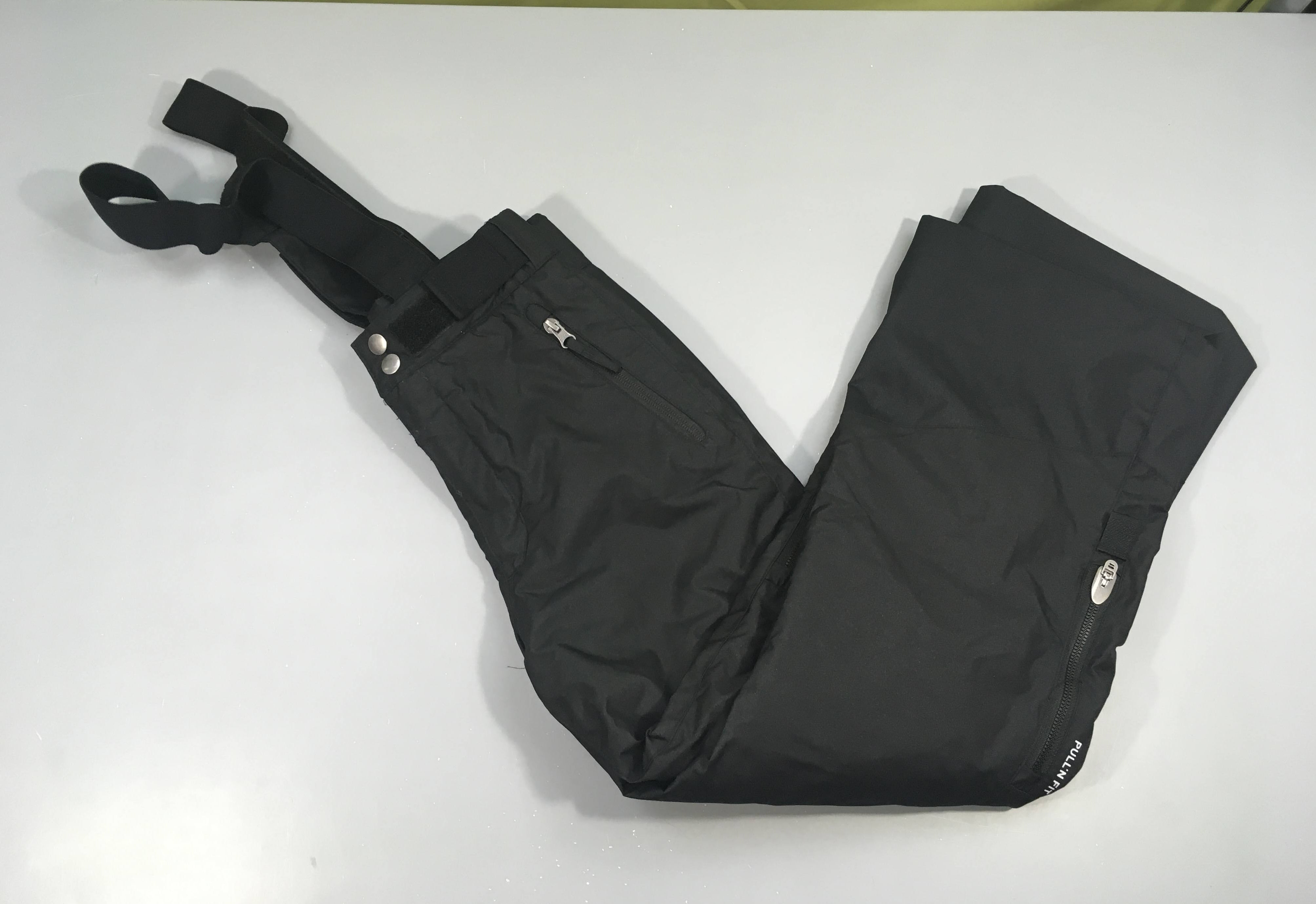 Pantalon de ski Pull'n fit noir avec bretelles amovibles