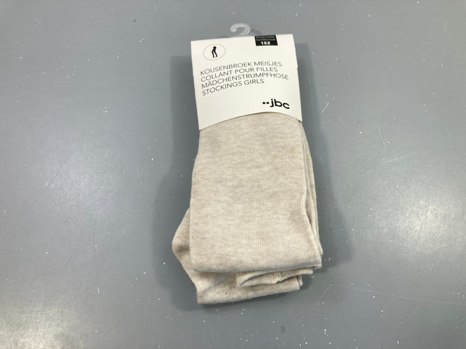 NEUFS Collants beige clair chiné, moins cher chez Petit Kiwi