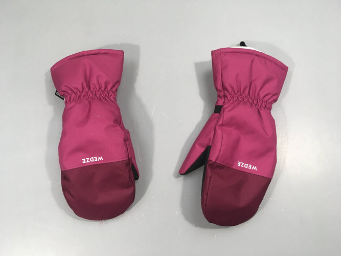 Moufles de ski mauves Wed'ze, Waterproof, moins cher chez Petit Kiwi