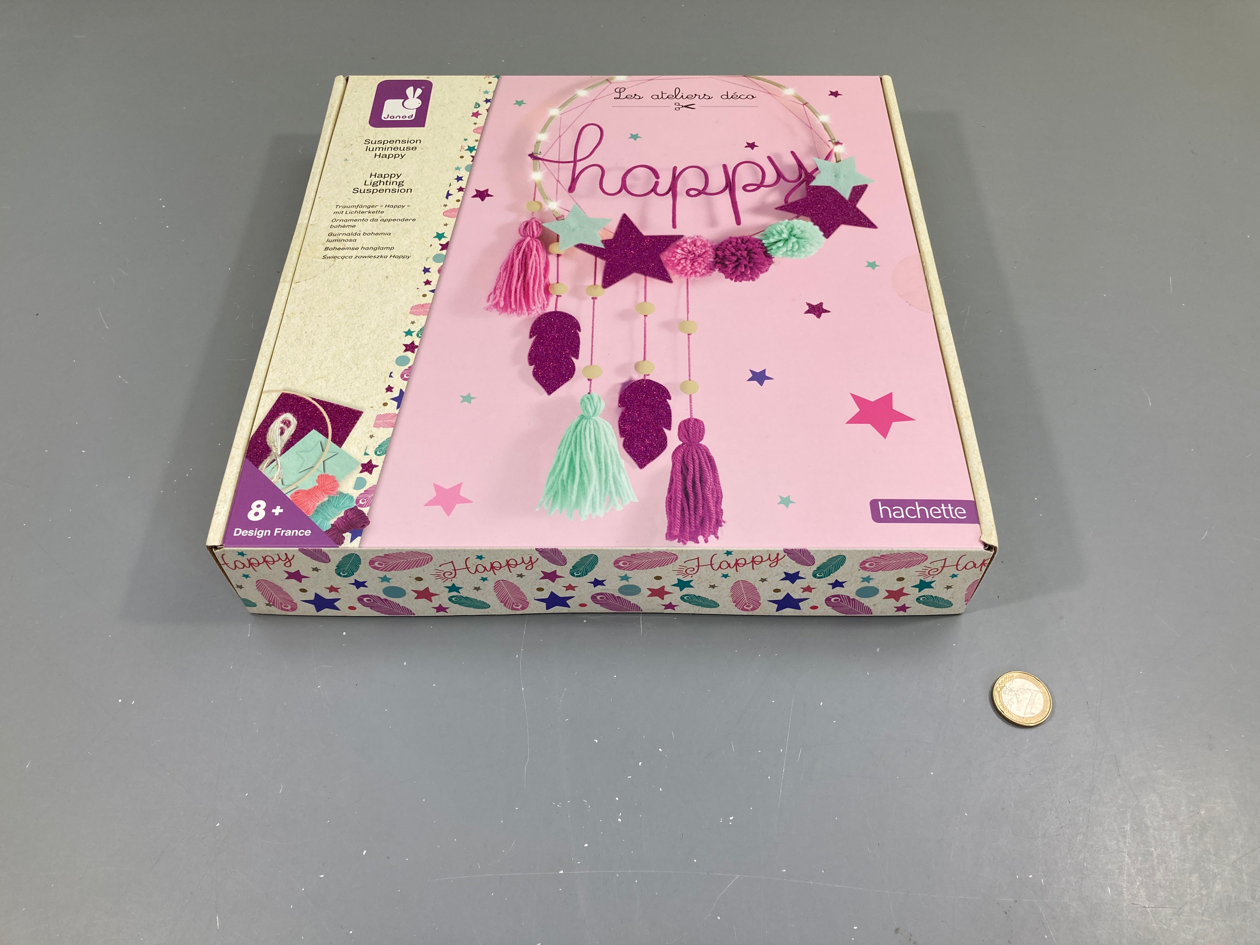 Suspension lumineuse happy, +8a