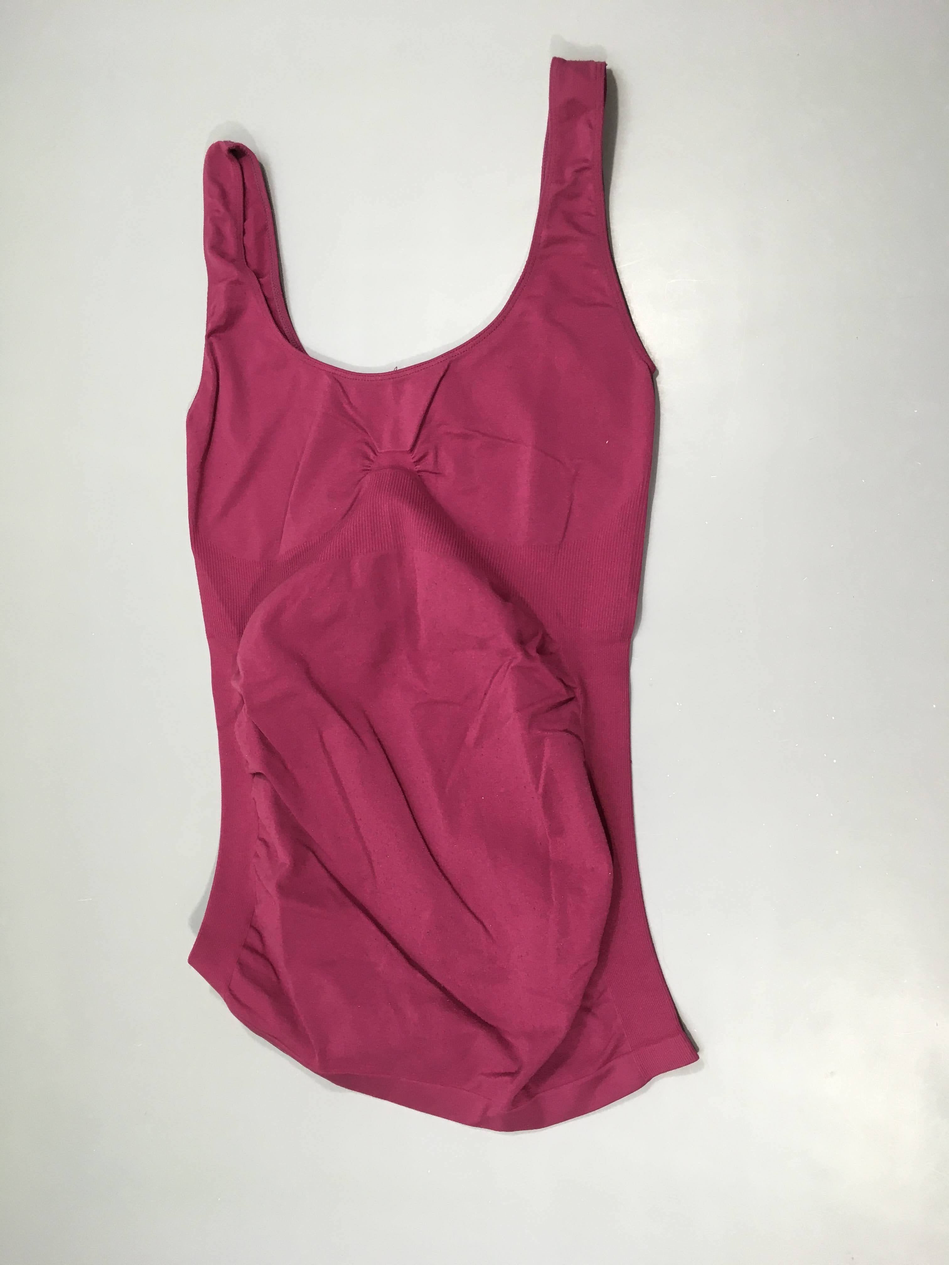 Top mauve soutenant, bouloché, Valja