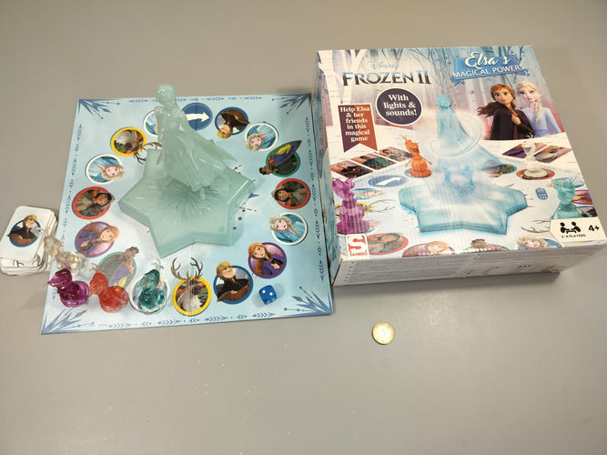 Jeu de société la reine des neige, fonctionne ( manque les règles du jeu), moins cher chez Petit Kiwi