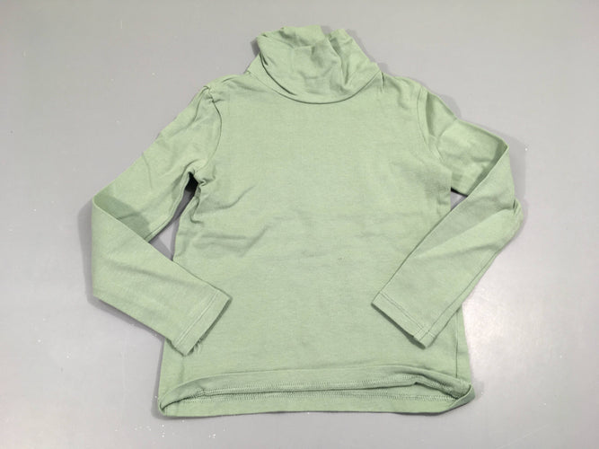 Sous pull m.l vert clair, moins cher chez Petit Kiwi