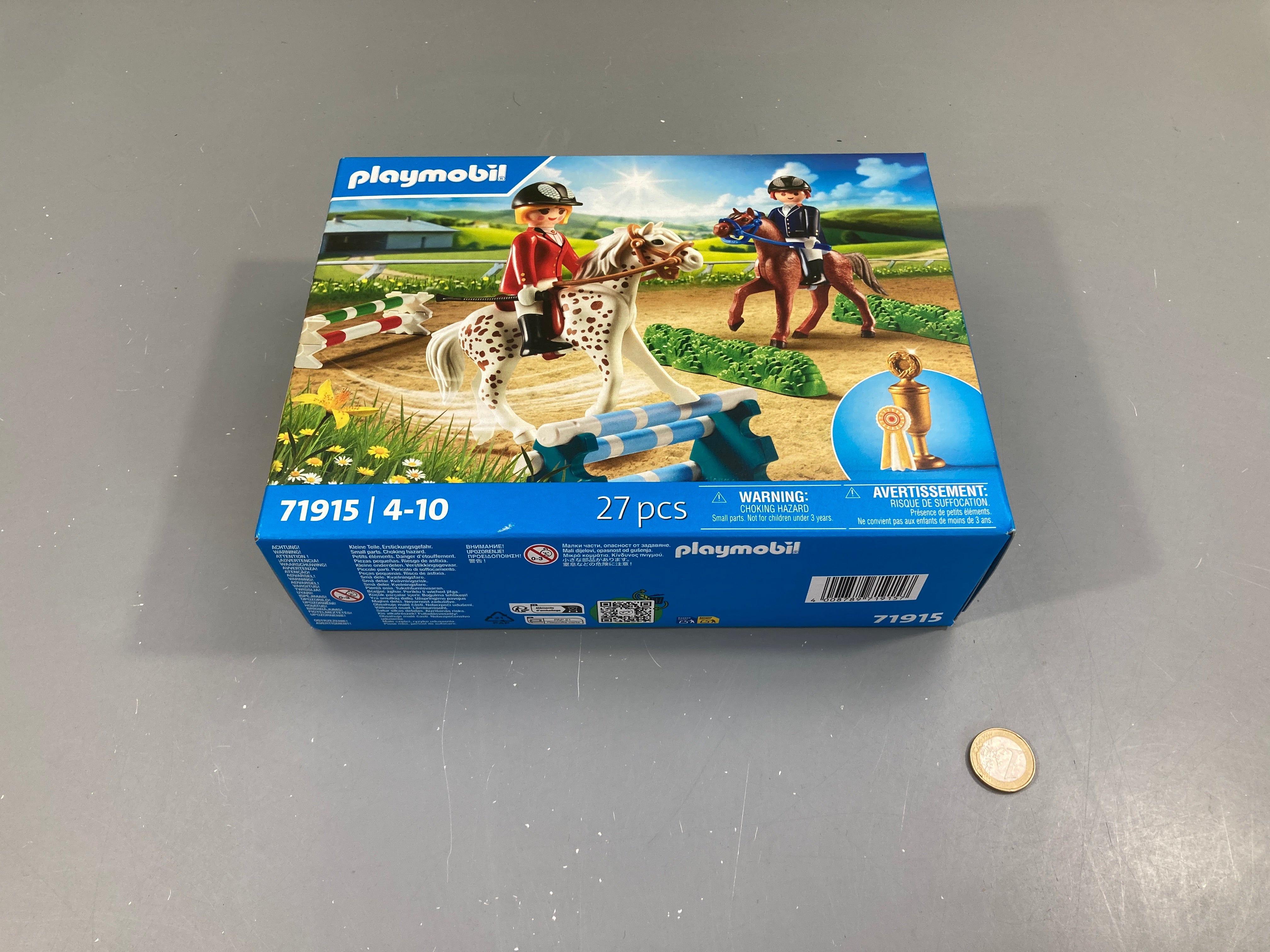 NEUF Entraînement de saut d'obstacles 71915 - Playmobil Countr.y, 4-10a