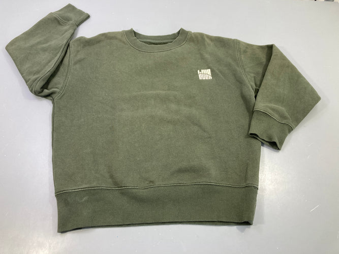 Sweat kaki "Live ever", moins cher chez Petit Kiwi