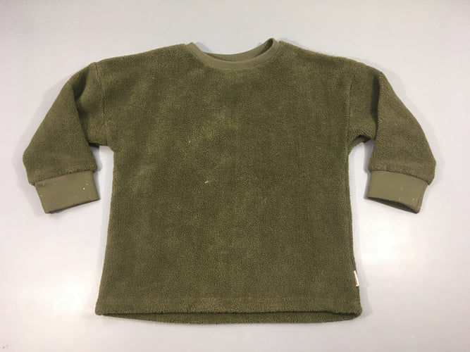 Pull polaire Ayacucho kaki, moins cher chez Petit Kiwi