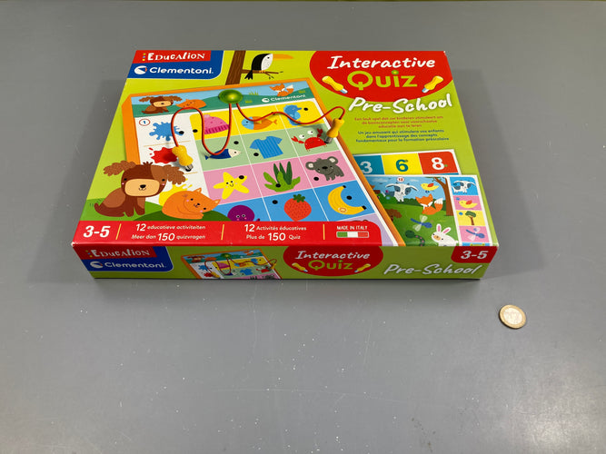 Interactive Quiz pre-school, 3-5a, moins cher chez Petit Kiwi
