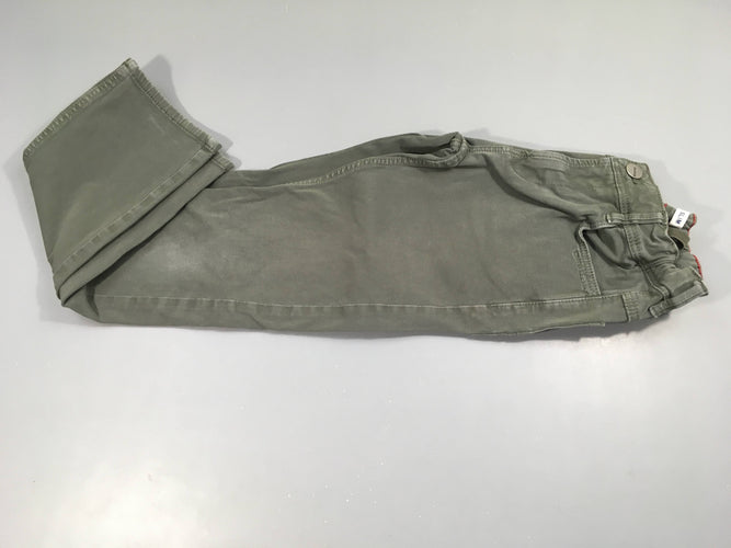 Pantalon slim kaki, moins cher chez Petit Kiwi