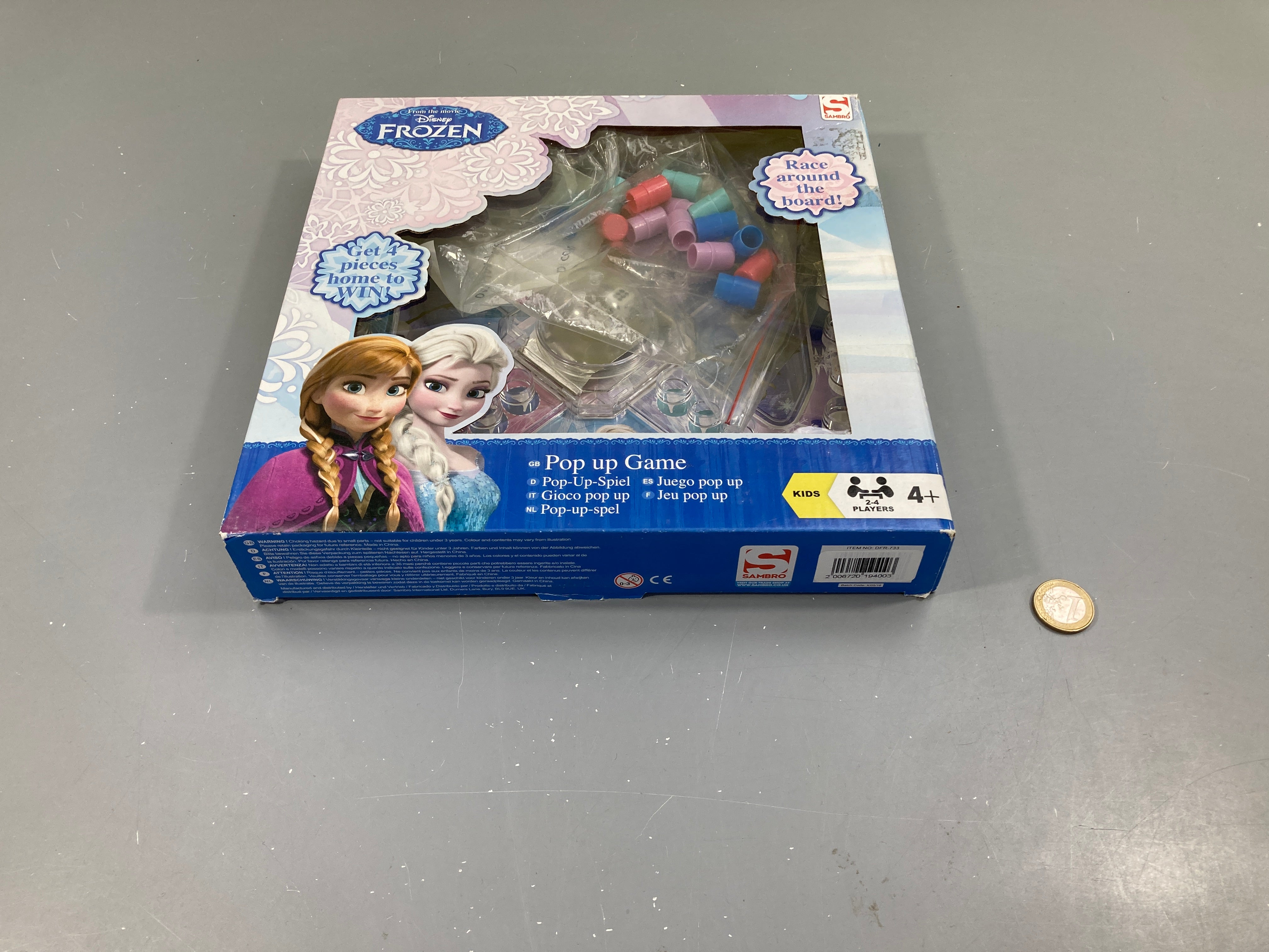 Pop Up Game, jeu de ludo, Reine des neiges, Disney Frozen 2, Sambo
