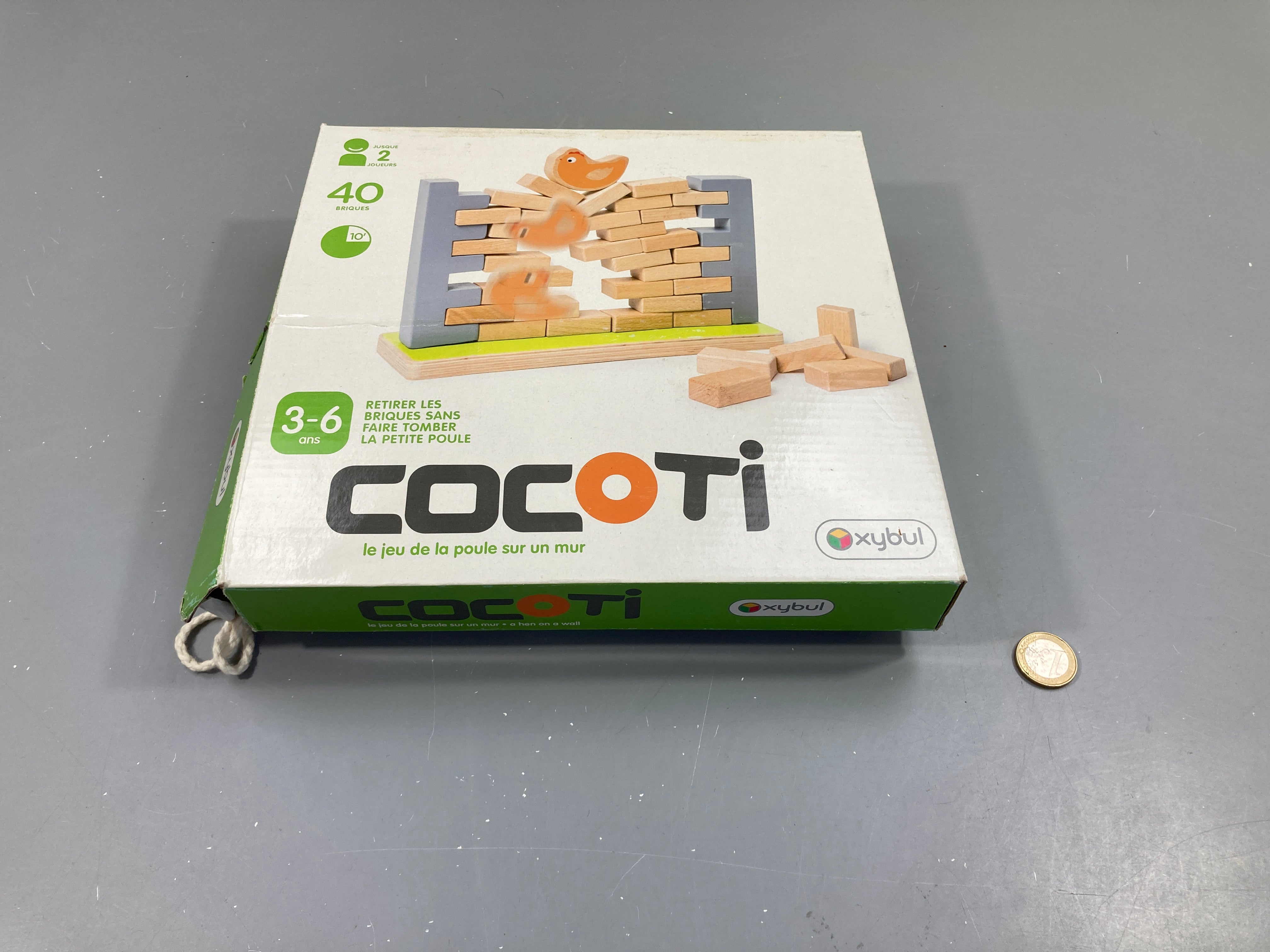 Cocoti, le jeu de la poule sur un mur, 3-6a