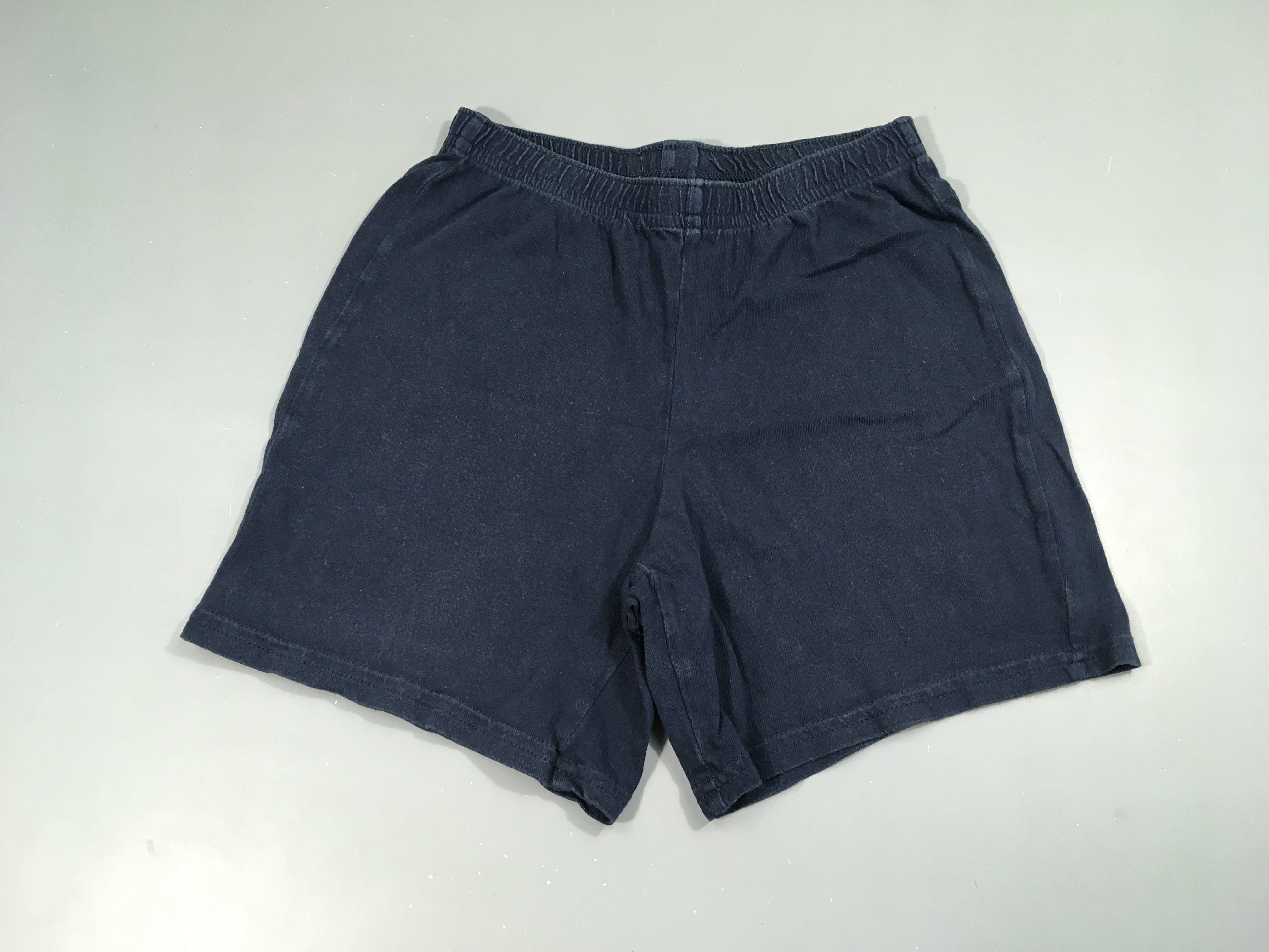 Short jersey bleu foncé