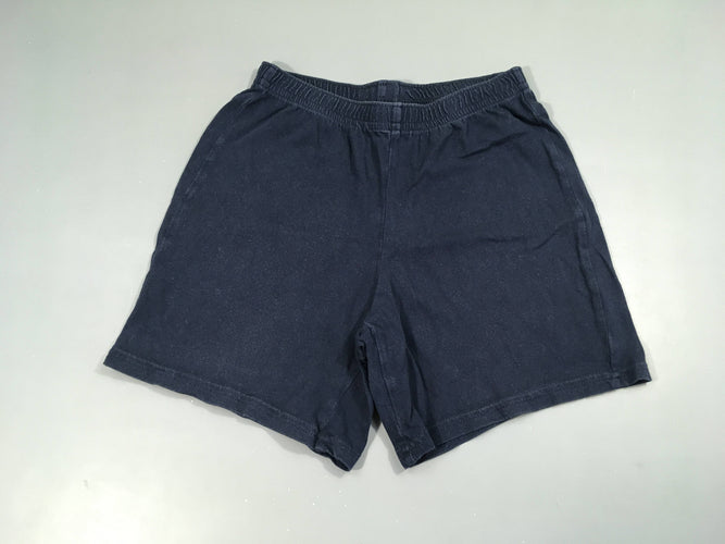 Short jersey bleu foncé, moins cher chez Petit Kiwi
