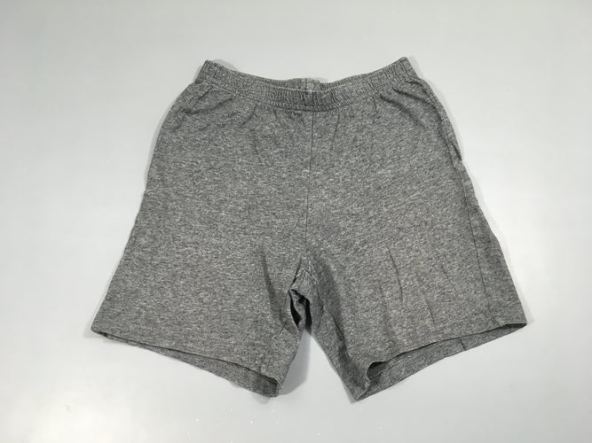 Short jersey gris chiné, moins cher chez Petit Kiwi