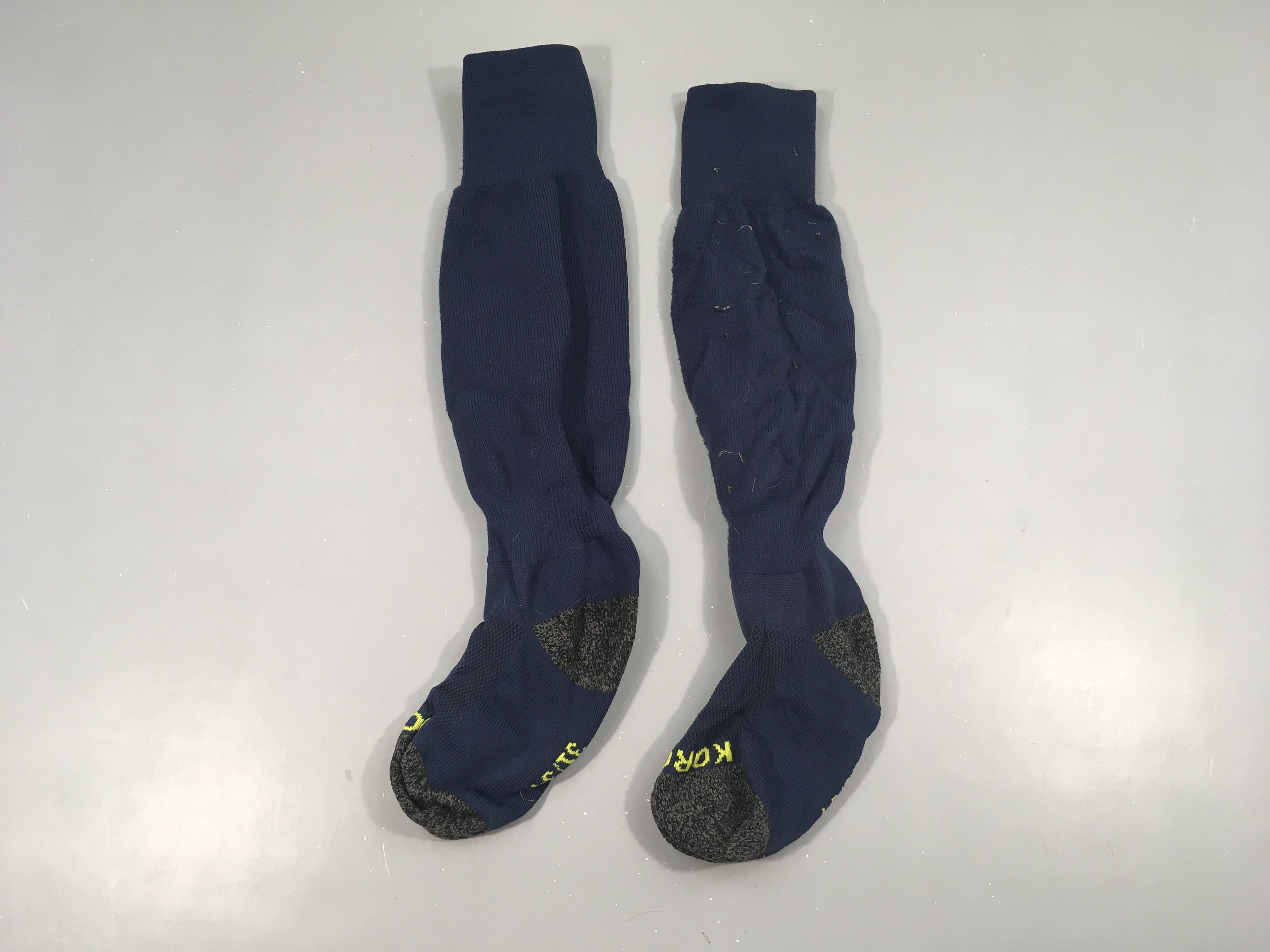 Chaussettes de hockey bleu foncé Korok, 31-34