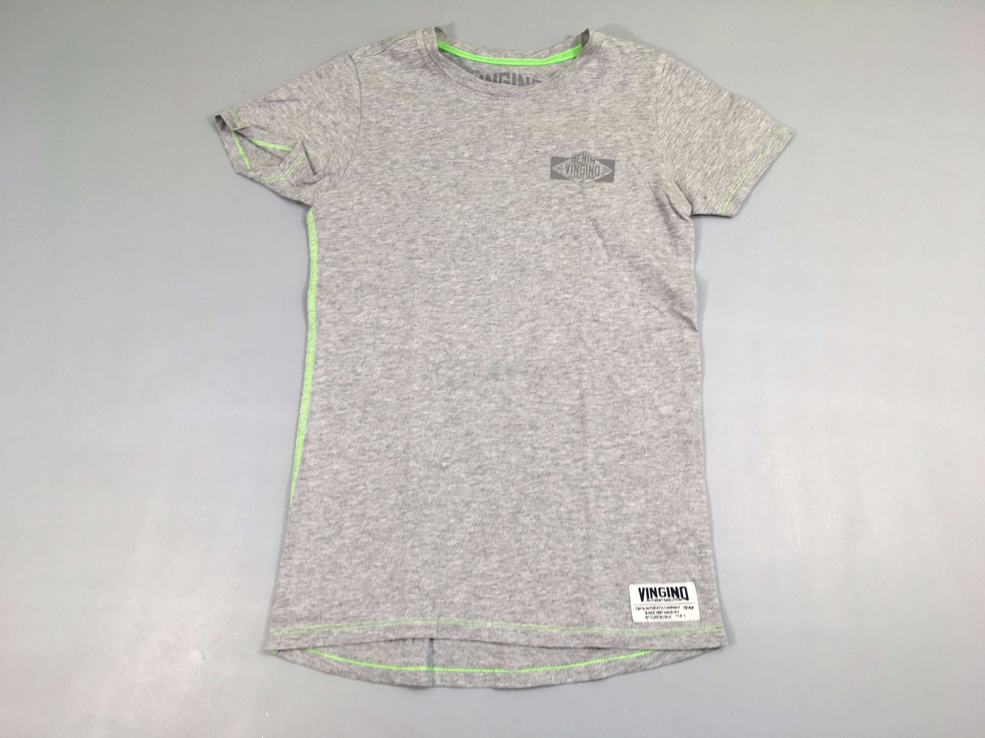 T-shirt m.c gris flammé vingino