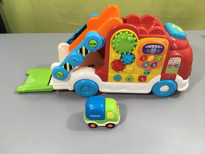 Tut Tut Bolides Mon Super Camion Réparations avec P'tit camion-Fonctionne seulement en son intermédiaire (le haut volume à des ratés), moins cher chez Petit Kiwi