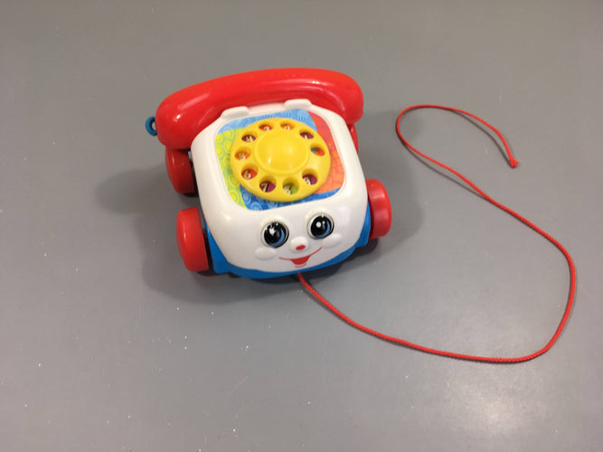 Fisher-Price téléphone à tirer, moins cher chez Petit Kiwi