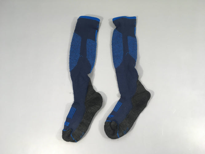 Chaussettes de ski bleu foncé Wed'ze, 35-39, moins cher chez Petit Kiwi
