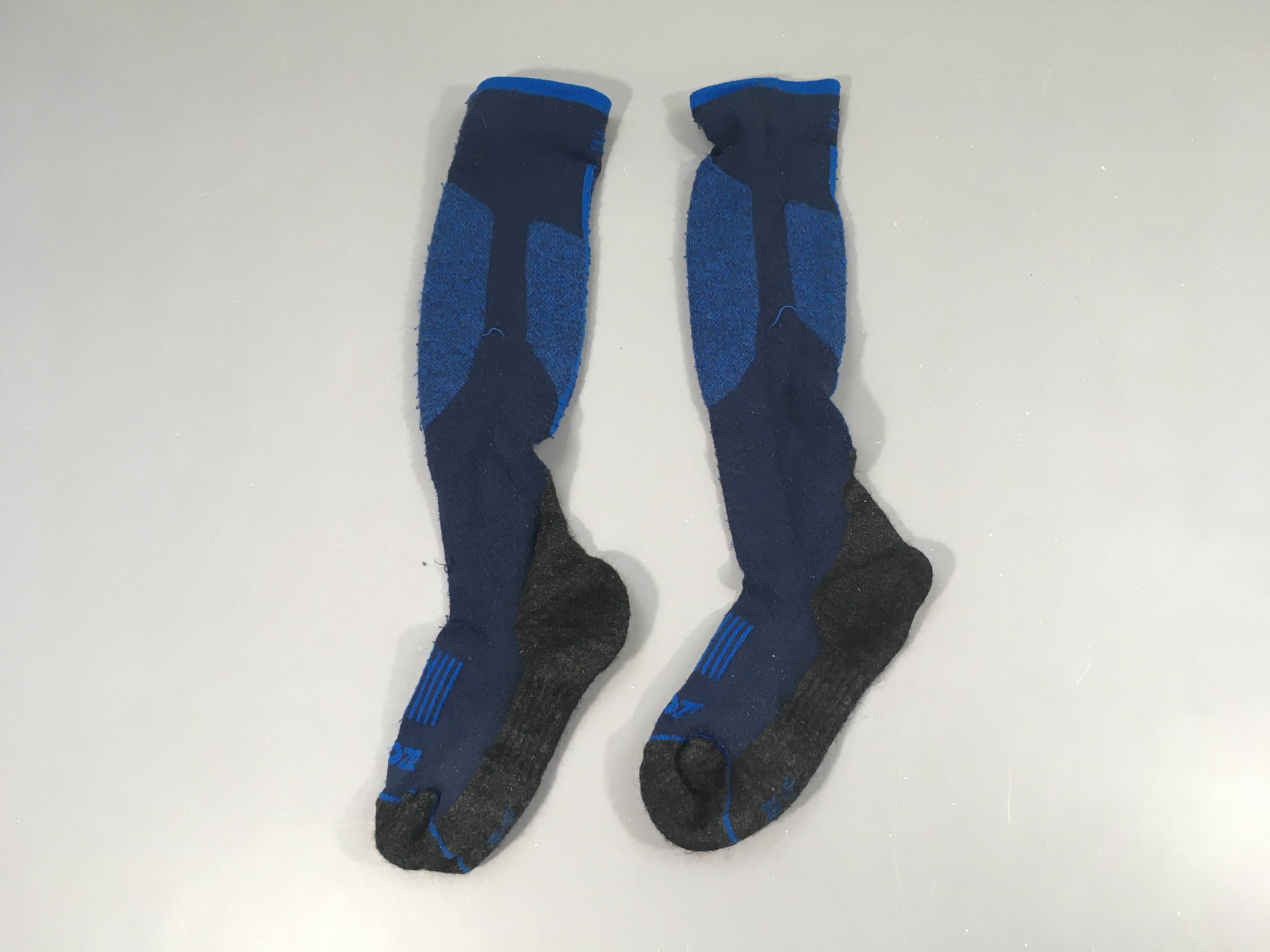 Chaussettes de ski bleu foncé Wed'ze, 35-38