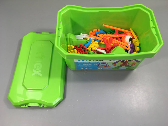 Kid K'nex 50 modèles manques quelques pièces 3-5a, moins cher chez Petit Kiwi