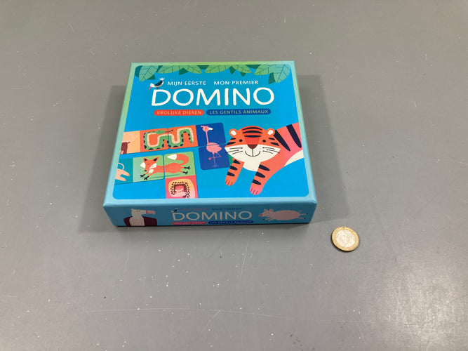 Mon premier domino, les gentils animaux, moins cher chez Petit Kiwi