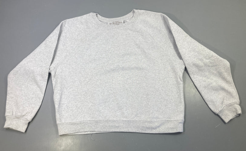 Sweat over size gris, moins cher chez Petit Kiwi
