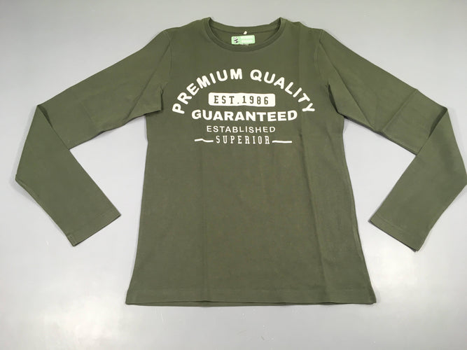T-shirt m.l kaki premium quality, moins cher chez Petit Kiwi
