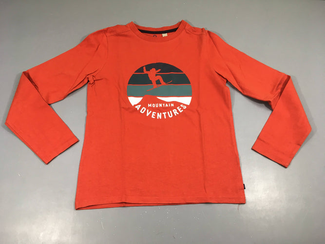 T-shirt m.l rouge snowboard, moins cher chez Petit Kiwi