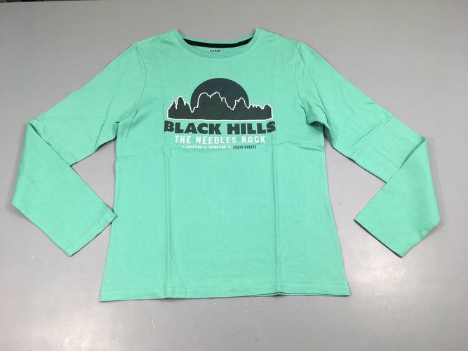 T-shirt m.l vert black hills, moins cher chez Petit Kiwi