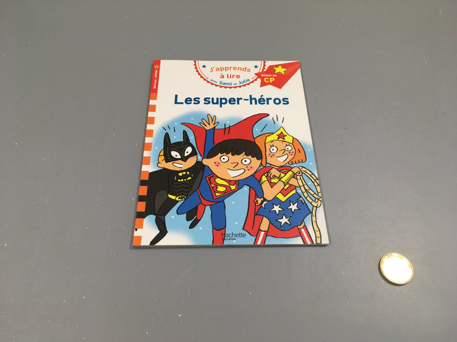 Les super-héros-Sami et Julie J'apprends à lire +5a, moins cher chez Petit Kiwi