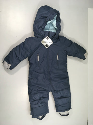 NEUF Combinaison de ski bleu marine doublée polar, moins cher chez Petit Kiwi