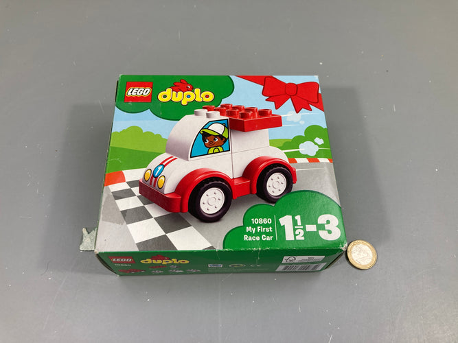 Ma première voiture de course Duplo 10860 1,5-3a Complet, moins cher chez Petit Kiwi