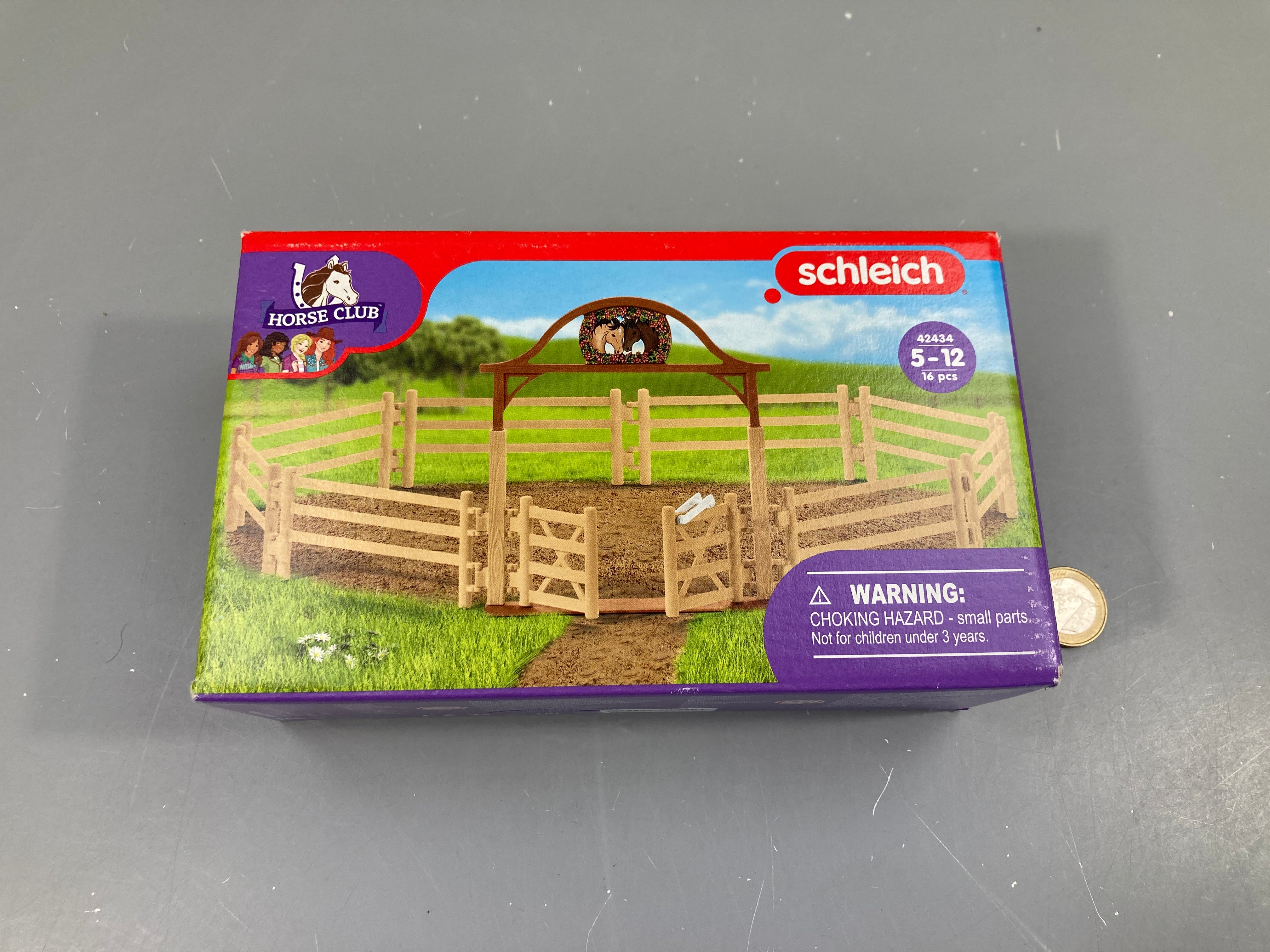 Schleich Paddock avec portail 5-12a Complet