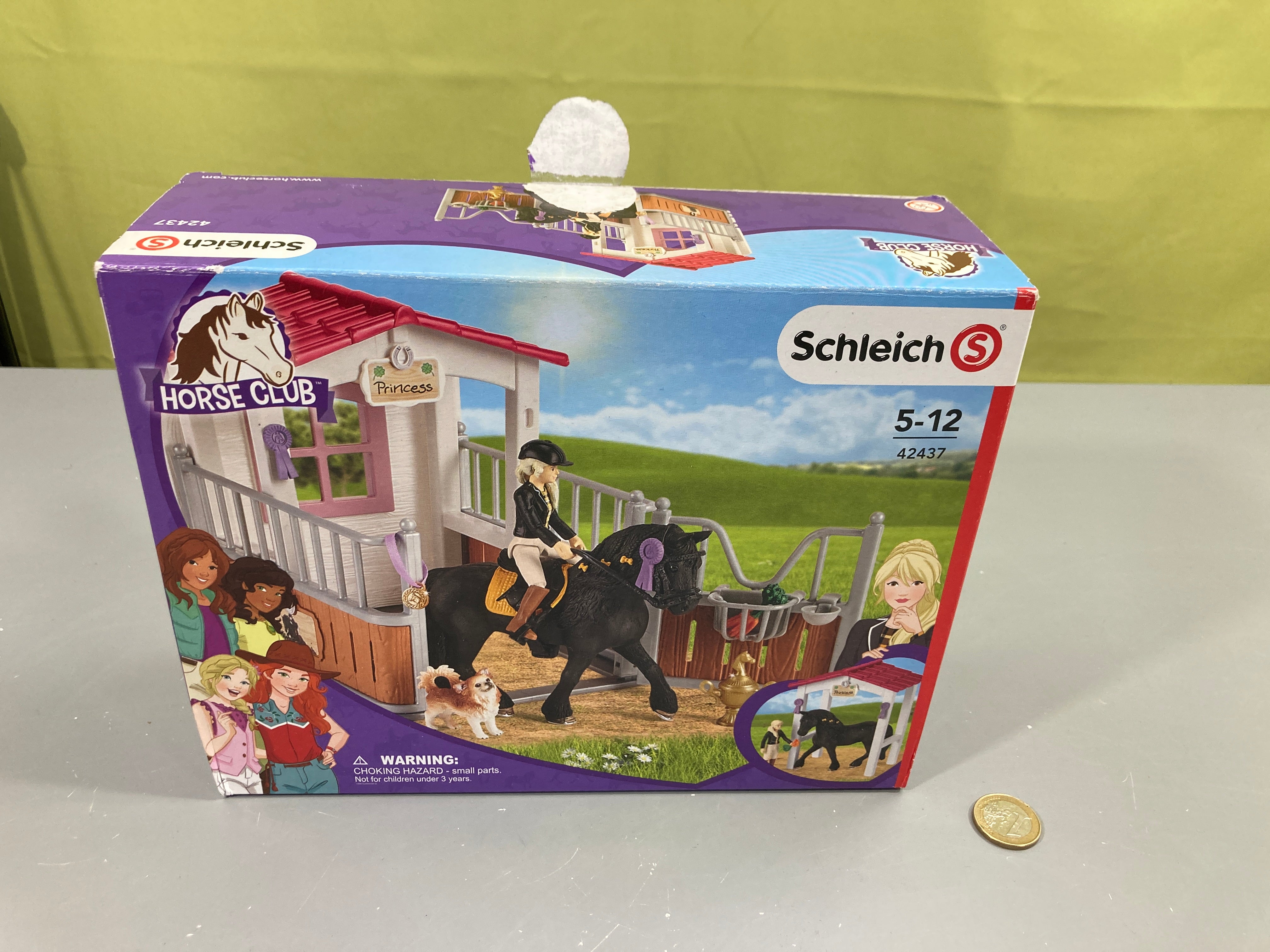 Schleich 42437 Box pour Chevaux Tori et Princess, dès 5 Ans, Horse Club