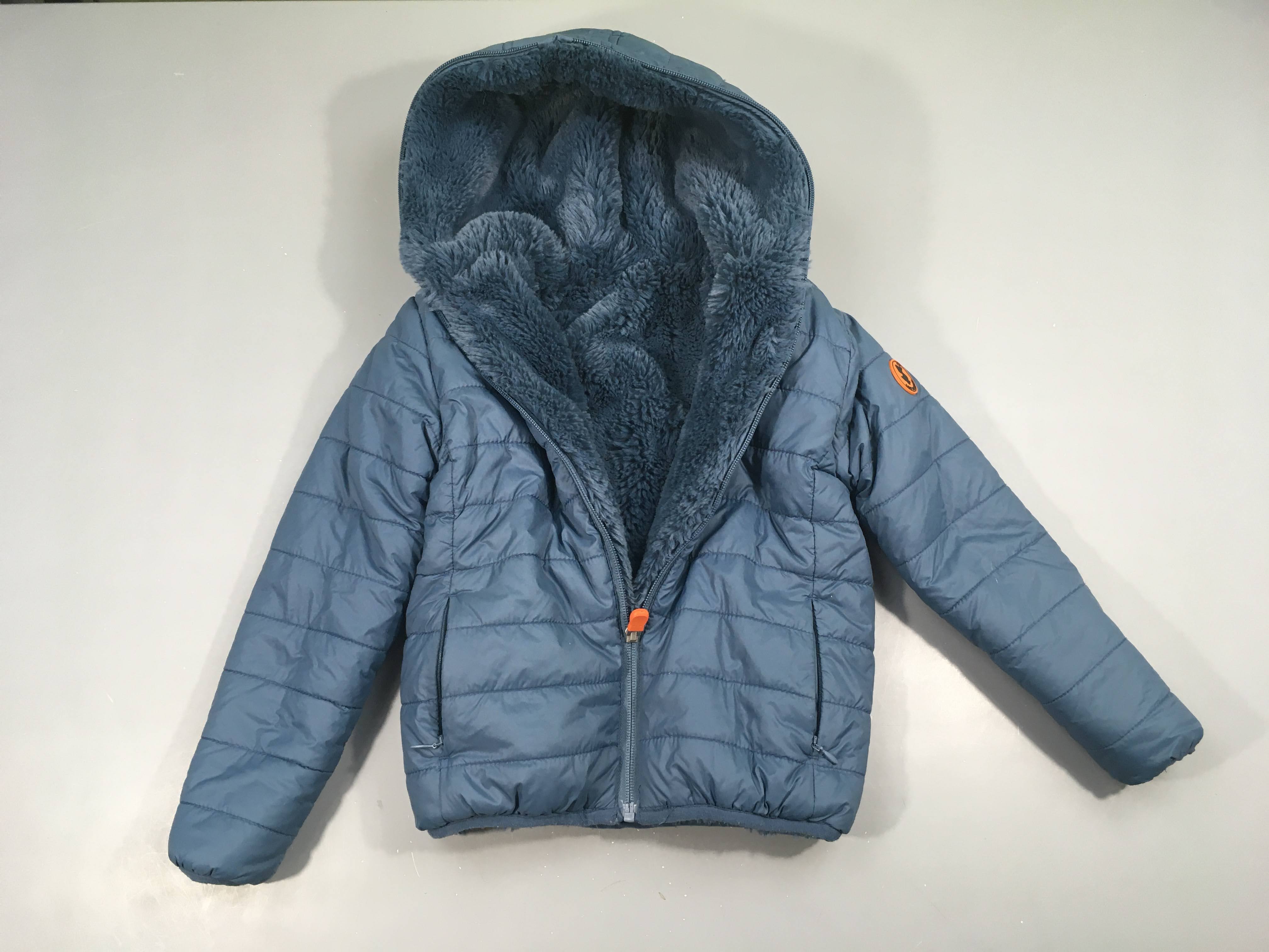 Veste réversible bleu teddy, Save the Duck