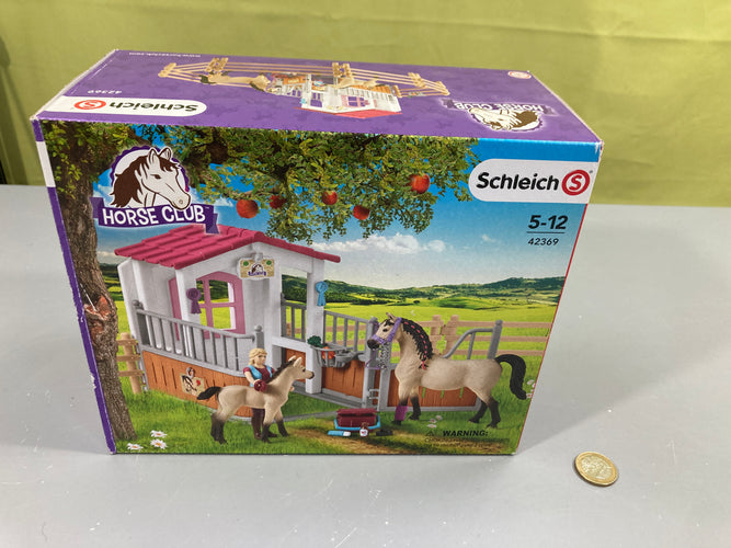Schleich-Box avec Chevaux Arabes/Soigneuse de Chevaux Manque juste le licole! 5-12a, moins cher chez Petit Kiwi