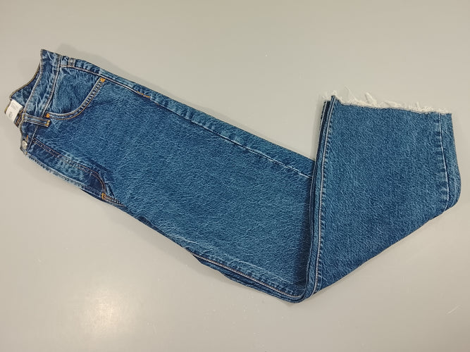 Jeans large, éffiloché sur le dessous  (36), moins cher chez Petit Kiwi