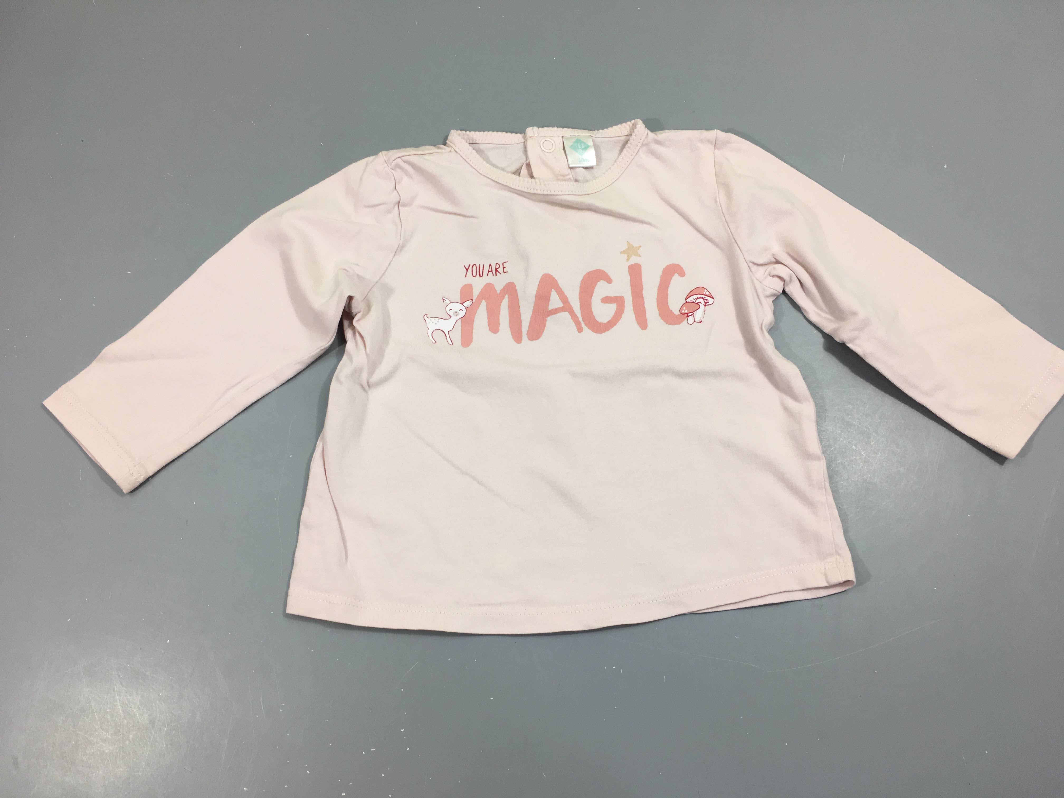 T-shirt m.l rose MAGIC