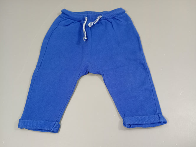 Pantalon molleton bleu, moins cher chez Petit Kiwi