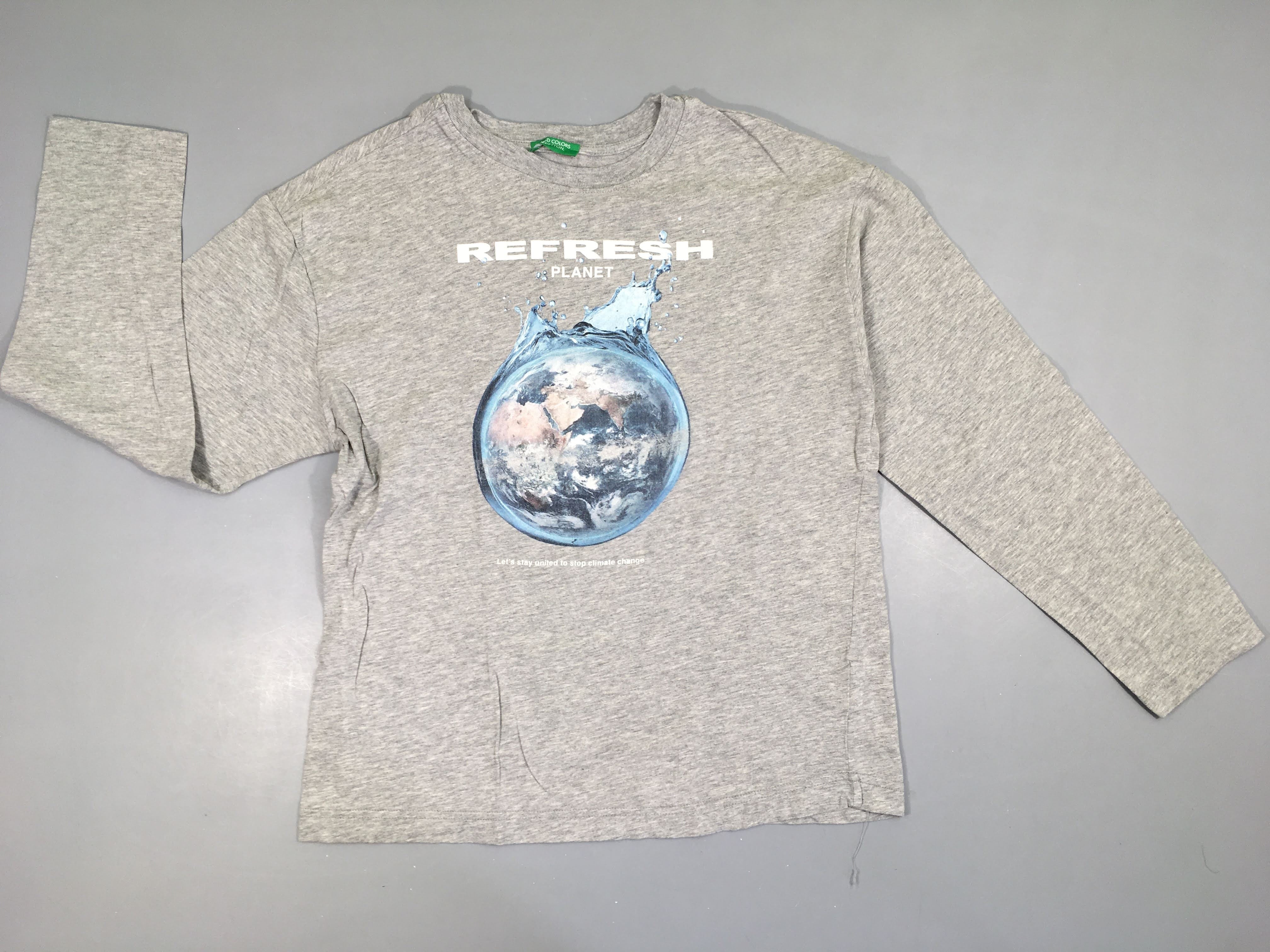 T-shirt m.l gris chiné Refresh