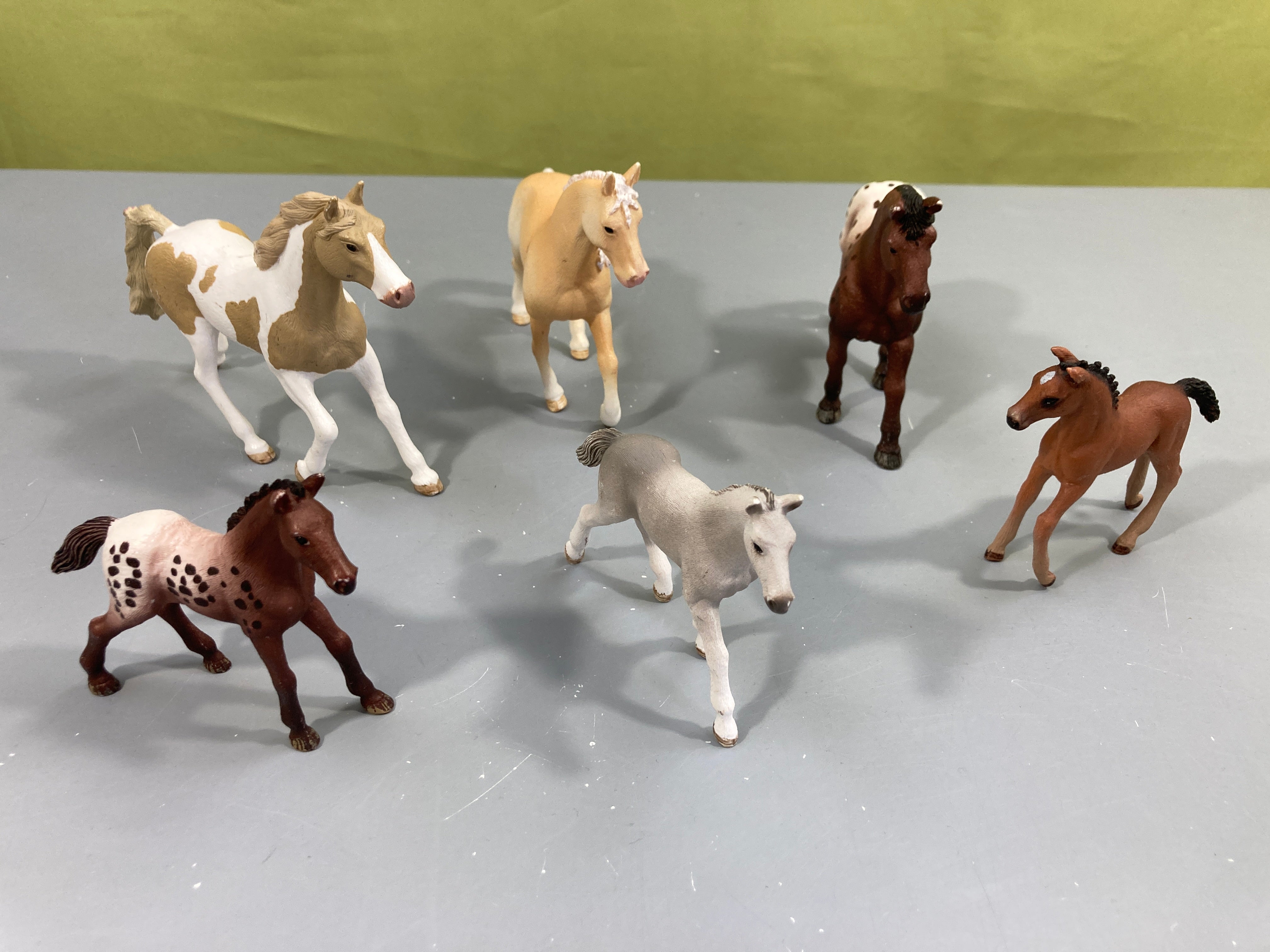 Lot de 6 chevaux Schleich