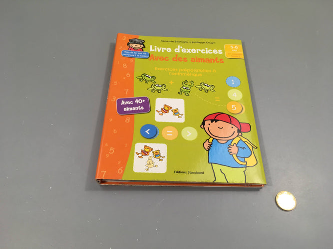 Livre d'exercices Avec 40 aimants 5-6a Complet, moins cher chez Petit Kiwi