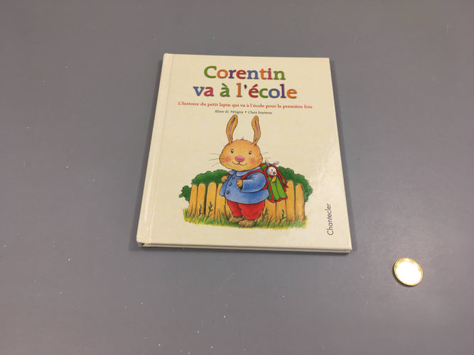 Corentin va à l'école, moins cher chez Petit Kiwi