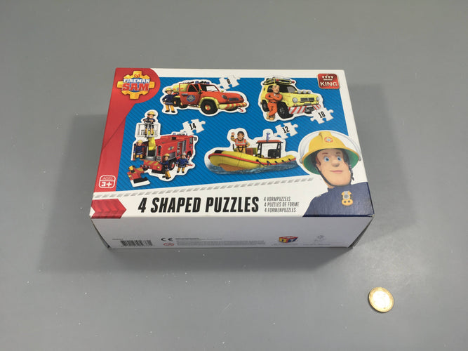 Sam le pompier 4 puzzle-Petits coups ds certaines pièces +3a, moins cher chez Petit Kiwi