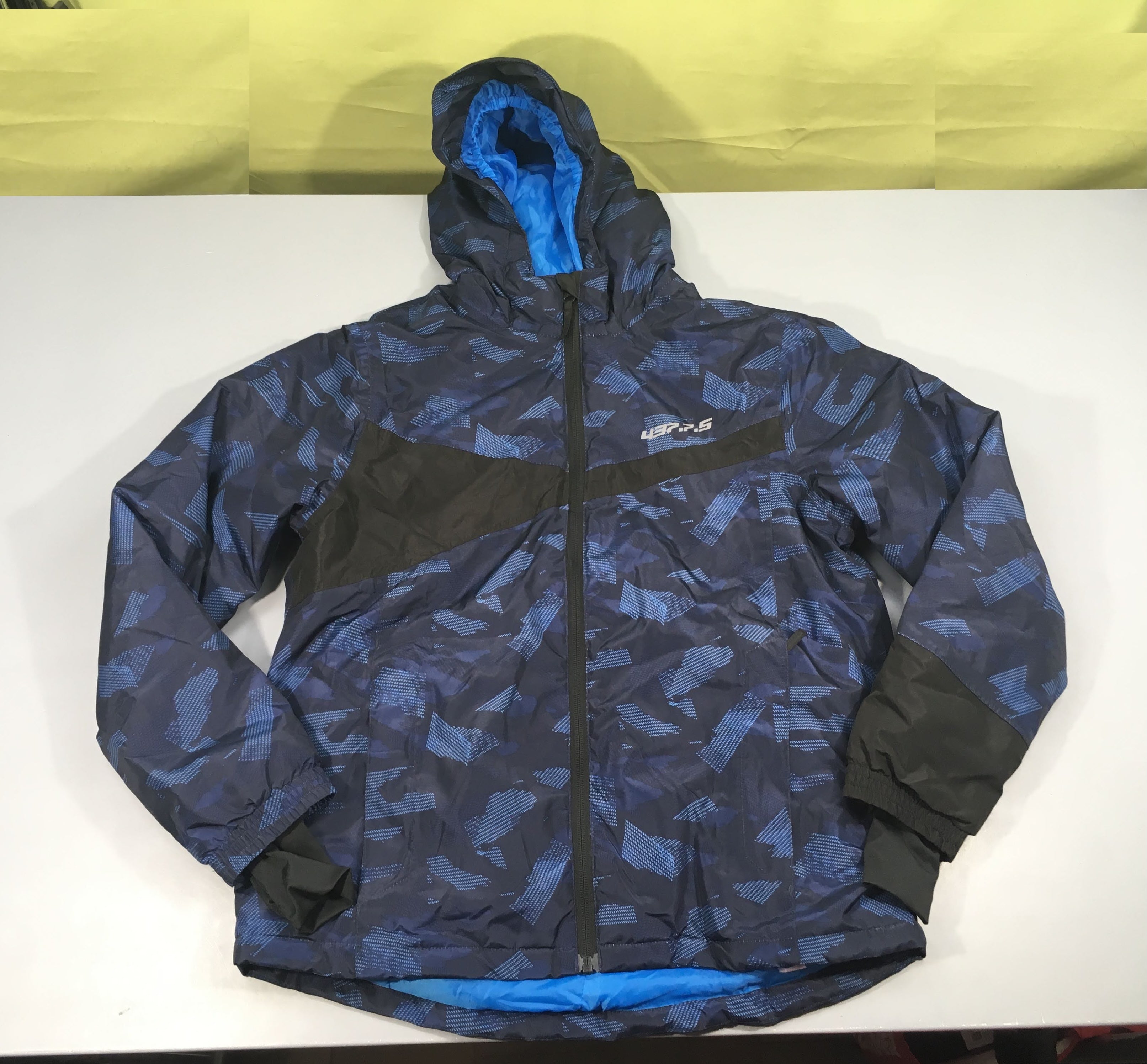 NEUF Veste de ski bleu marine motifs, Crivit